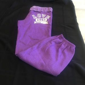 Derek Heart sweat pants